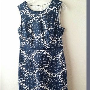 Boden Sleeveless Print Career Dress Size 6R